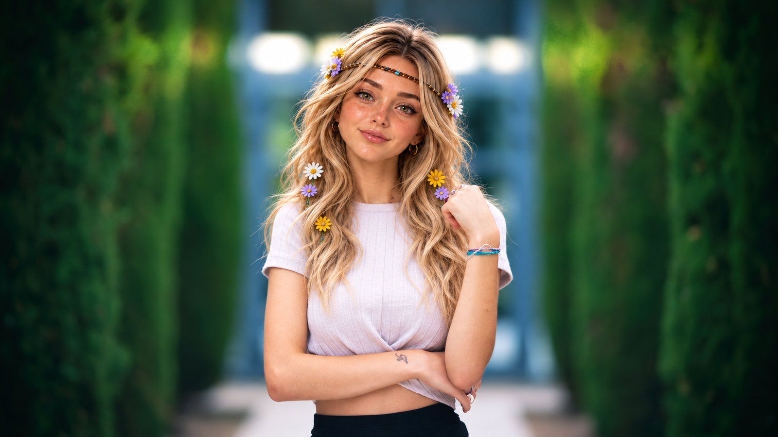 Daisies in my hair and nowhere to be
